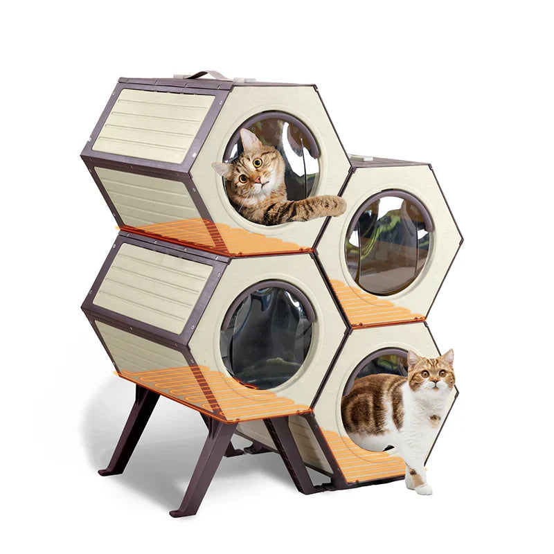 Weatherproof Heated Cat House