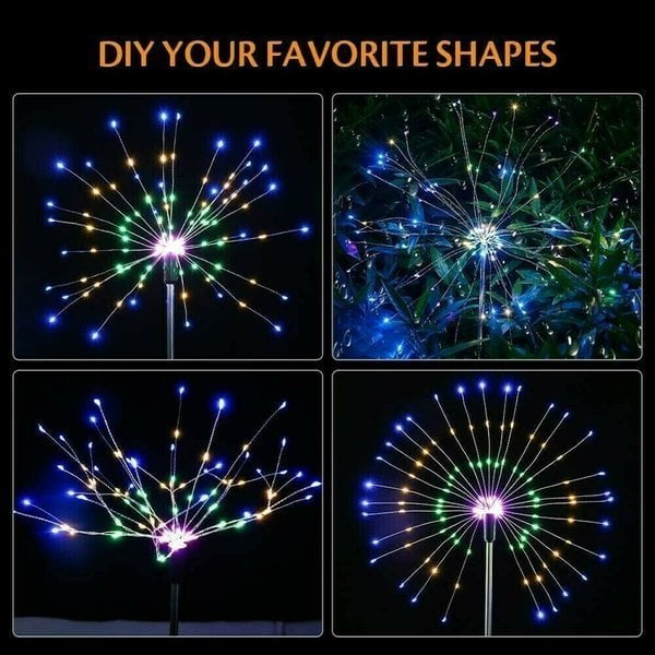 🔥BIG SALE -49% OFF🔥🔥-Waterproof  Solar Garden  Fireworks Lamp