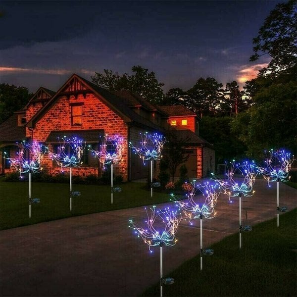 🔥BIG SALE -49% OFF🔥🔥-Waterproof  Solar Garden  Fireworks Lamp