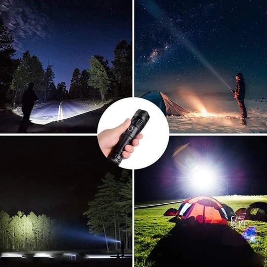 🔥 BIG SALE - 49% OFF🔥🔥 - LED Rechargeable Tactical Laser Flashlight 90000 High Lumens