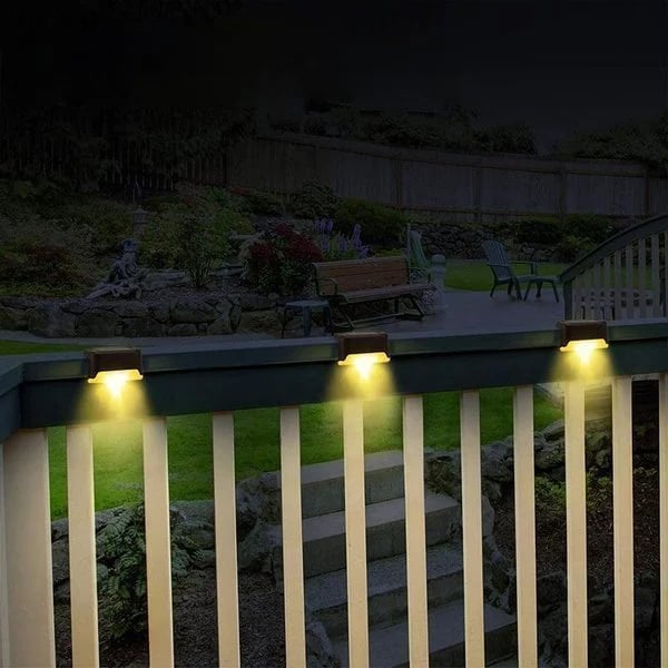 LED Solar Lamp Path Staircase Outdoor Waterproof Wall Light🔥BUY MORE SAVE MORE